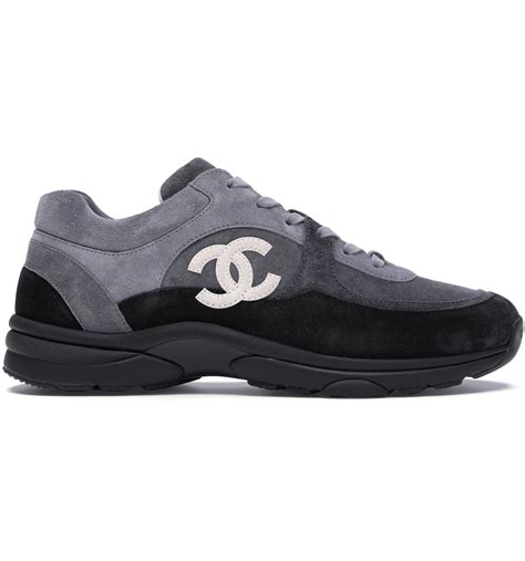 chanel cc logo runner sneaker triple black|Chanel sneakers website.